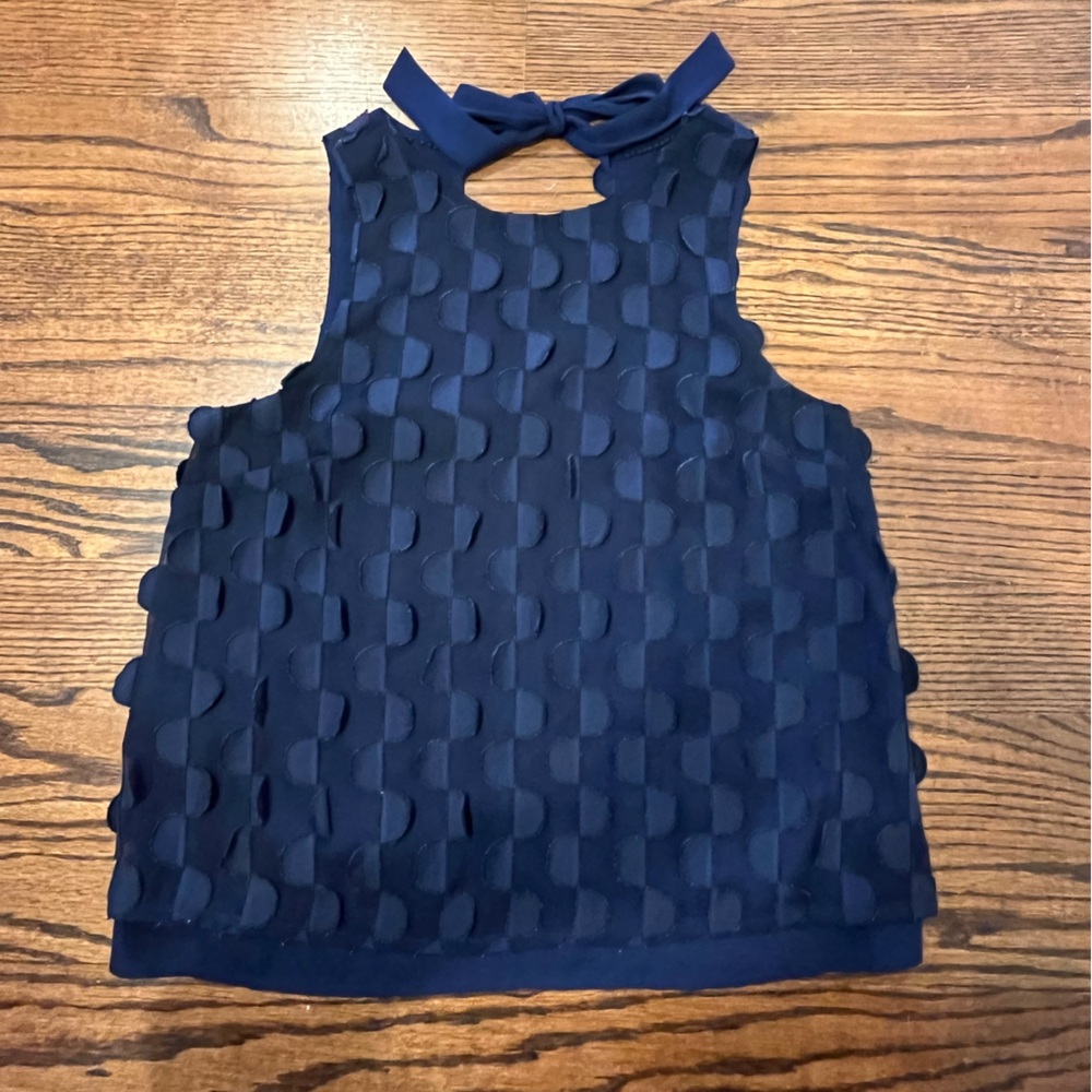 Anthropologie by Maeve Navy Strapless Blouse US 2 - Picture 10 of 14